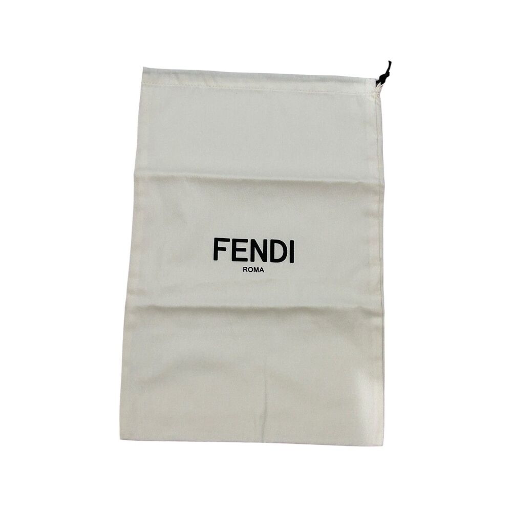 Authentic FENDI Dust Bag Drawstring Travel Storage Size 18X12